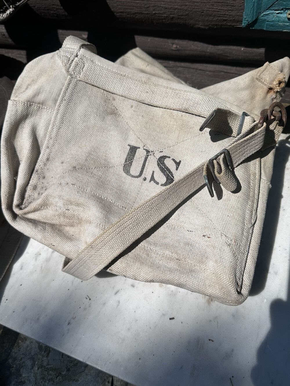 Original US Army Cavalry Horse Feed Bag Kemper Thomas 1918 Unused Museum Quality